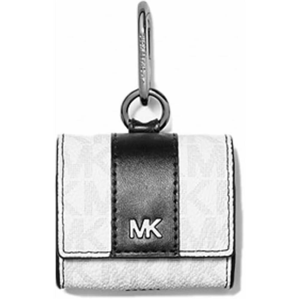 NEW MICHAEL KORS logo clip case for apple airpods pro in bright white